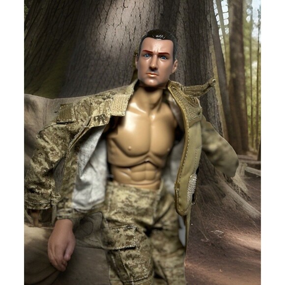 Pattiz Toys Special Forces ACU Action Figure 12" Kad Hobby - No Weapons EUC - Picture 2 of 9